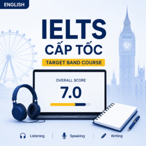 Khóa học IELTS Online Cấp tốc (Cam kết đầu ra)